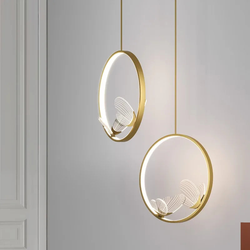 suspension design en acrylique pour décoration moderne de luxe - vue 4 sur 21