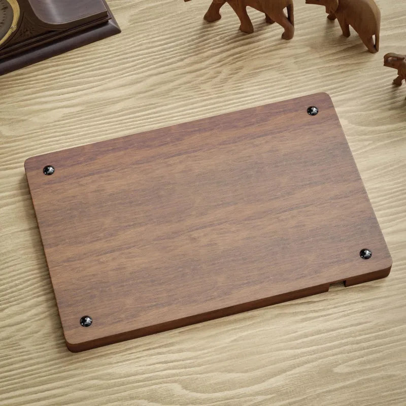 boîte de rangement en bois pour bureau et accessoires - vue 4 sur 7