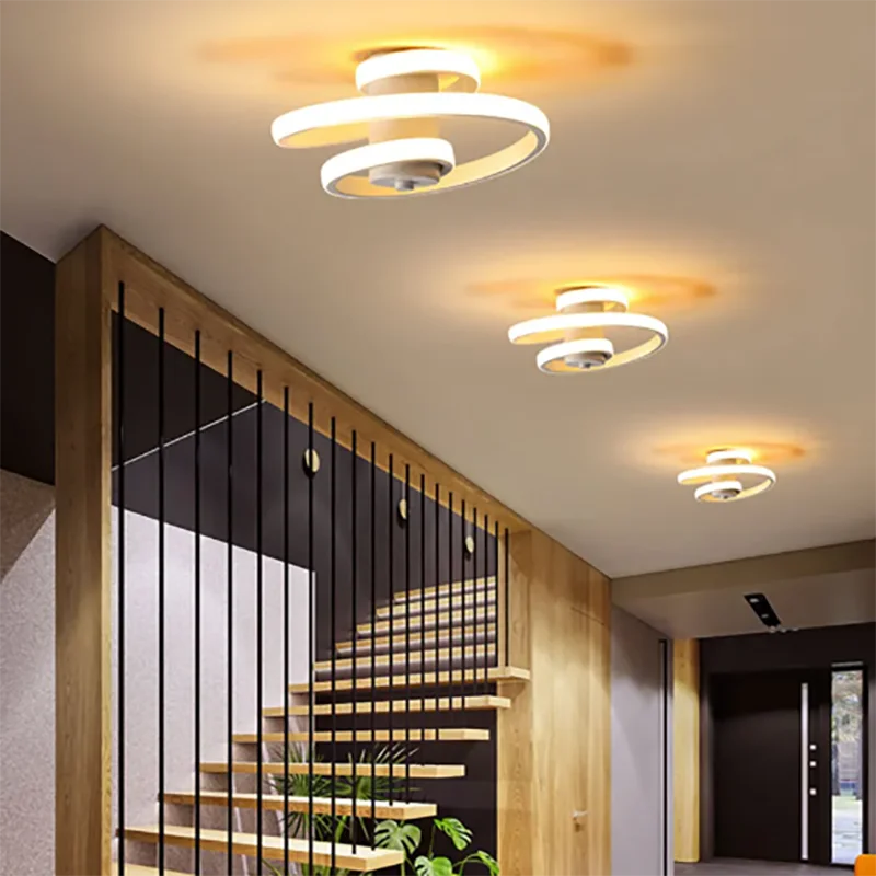 lustre intérieur led nordique éclairage décor fixtu - vue 6 sur 12