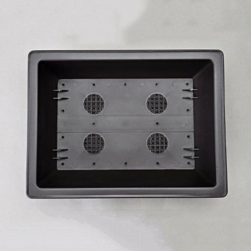 pot de fleurs rectangulaire en plastique pour bonsaï et jardin - vue 4 sur 6