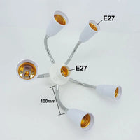 Spots base led avec adaptateur séparateur et tuyau extension