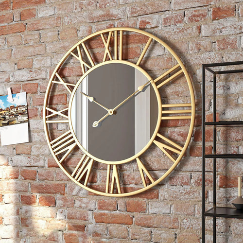 horloge silencieuse décorative avec chiffres romains pour cafés et magasins - vue 9 sur 8