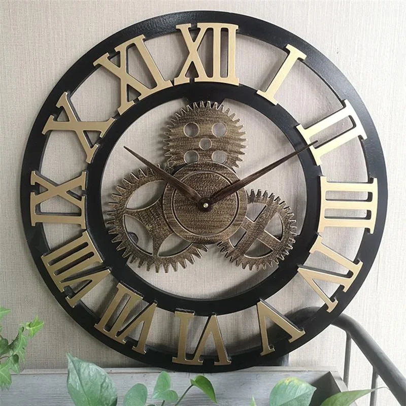 horloge murale rétro créative décorative pour un style unique - vue 6 sur 8