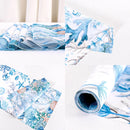 Chemin de table motif vie marine étoiles hippocampes
