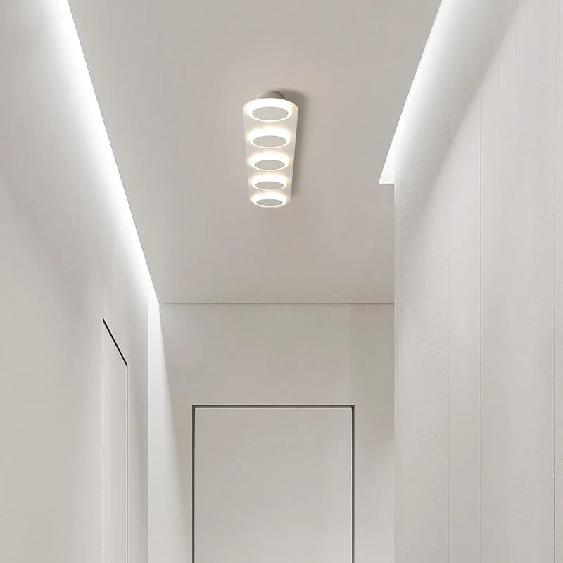 plafonnier Led avec projecteurs nordique - vue 6 sur 21