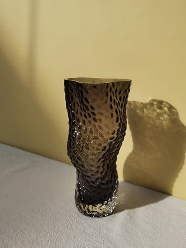vase en verre nordique transparent pour décorations florales élégantes - vue 9 sur 11