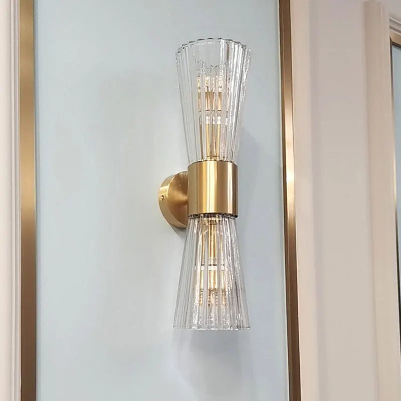 applique murale post-moderne en cristal décorative de luxe - vue 3 sur 7