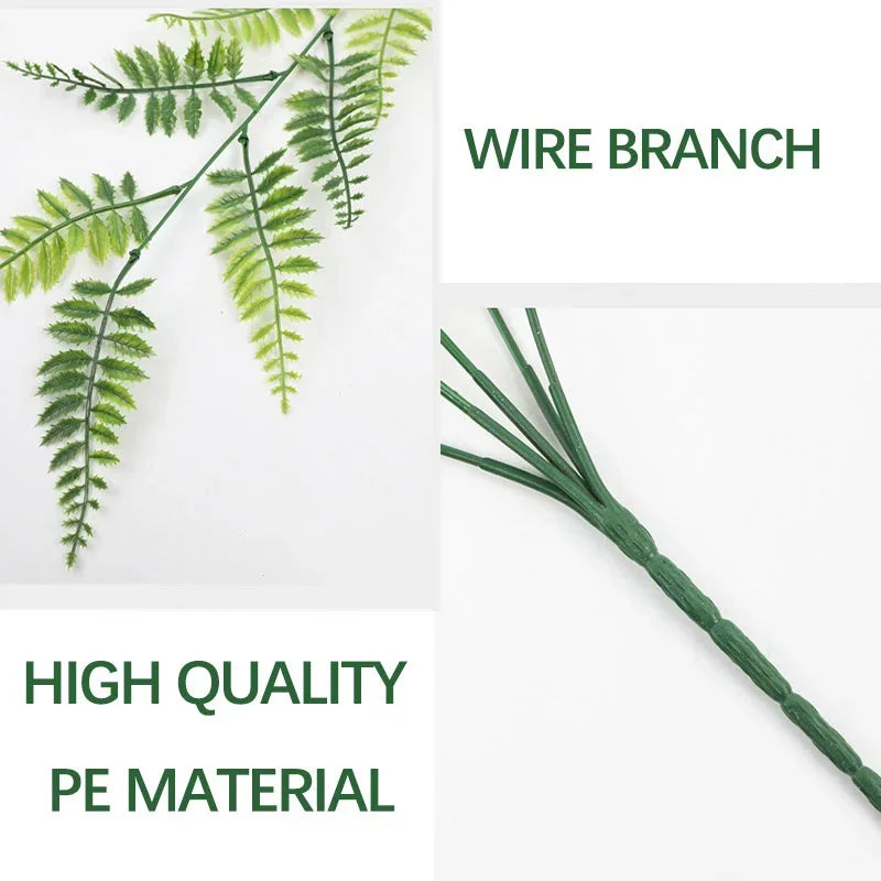 guirlande de feuilles de monstera artificielles pour décoration intérieure et extérieure - vue 5 sur 10