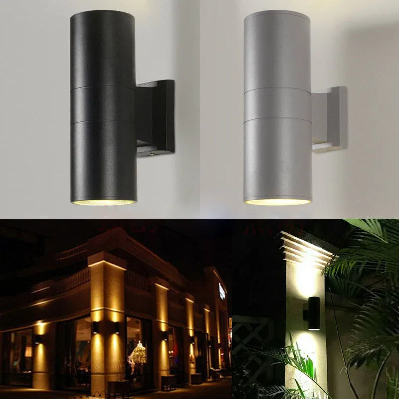 Éclairage mural extérieur IP54 étanche rondelle lumières jardin balcon LED 110V porte escalier allée lampe Villa extérieur applique murale - vue 2 sur 6