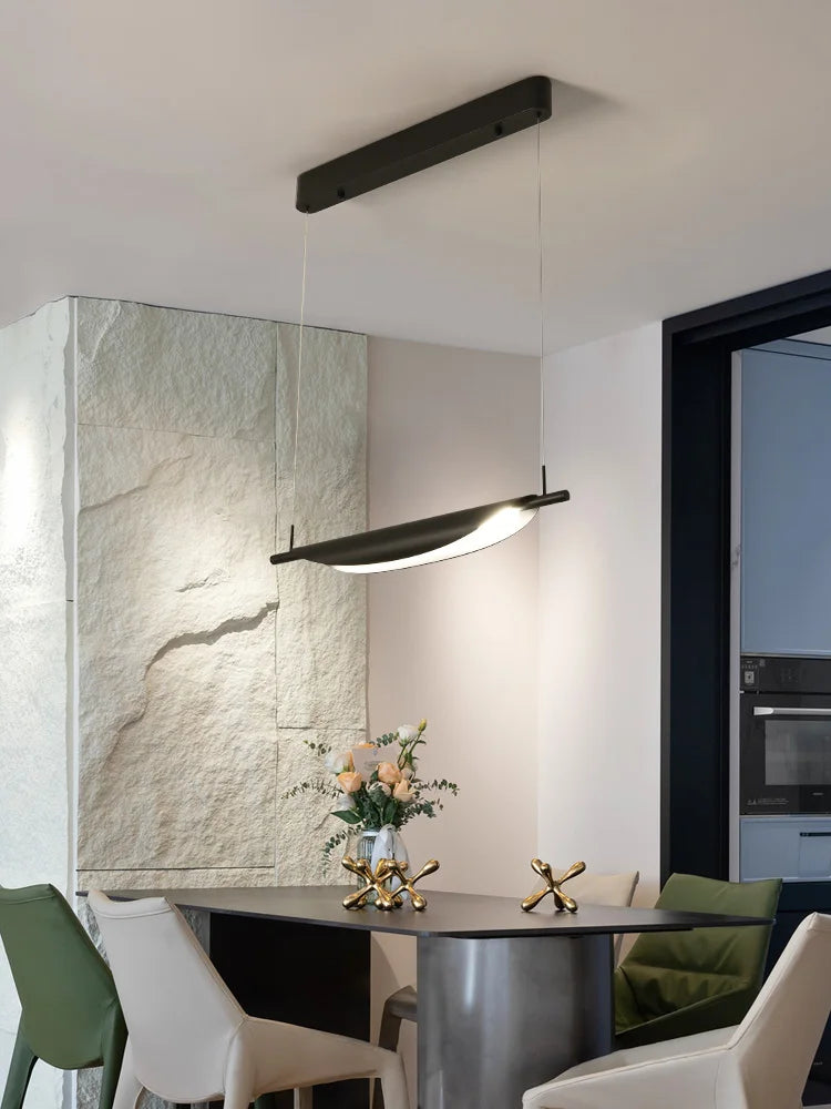 lustre moderne à gradation pour éclairage suspendu élégant - vue 5 sur 12