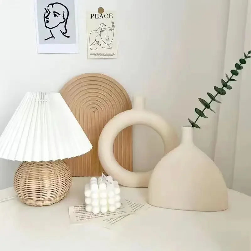 vase en céramique moderne pour fleurs séchées décoration intérieure - vue 7 sur 16