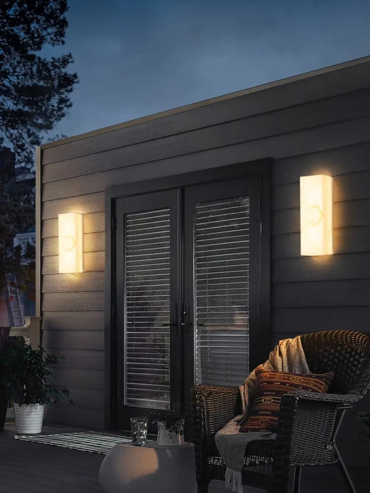 applique murale led étanche pour intérieur et extérieur géométrique - vue 5 sur 12