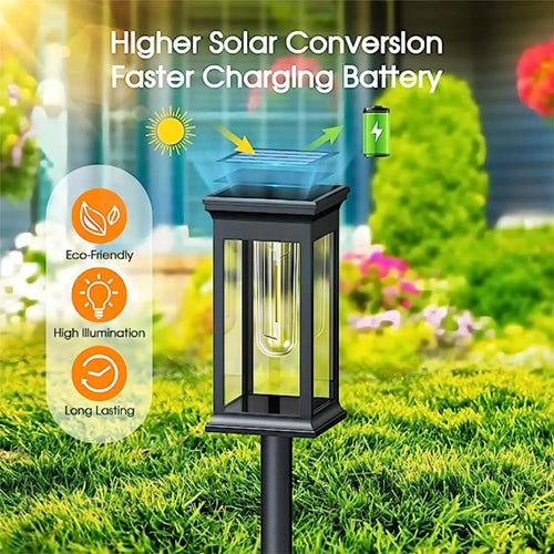 LED solaire extérieur voie lumières tungstène Filament ampoule solaire chemin passerelle éclairage étanche paysage cour pelouse allée - vue 8 sur 8