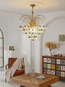 plafonnier tendance angel's tear en cristal lumineux élégant pour intérieur
