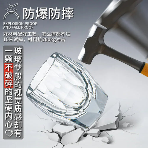 Verres creatifs style western whisky biere eau maison