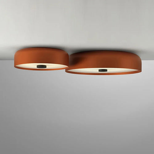 Plafonnier LED nordique Orange/noir/blanc - vue 6 sur 9