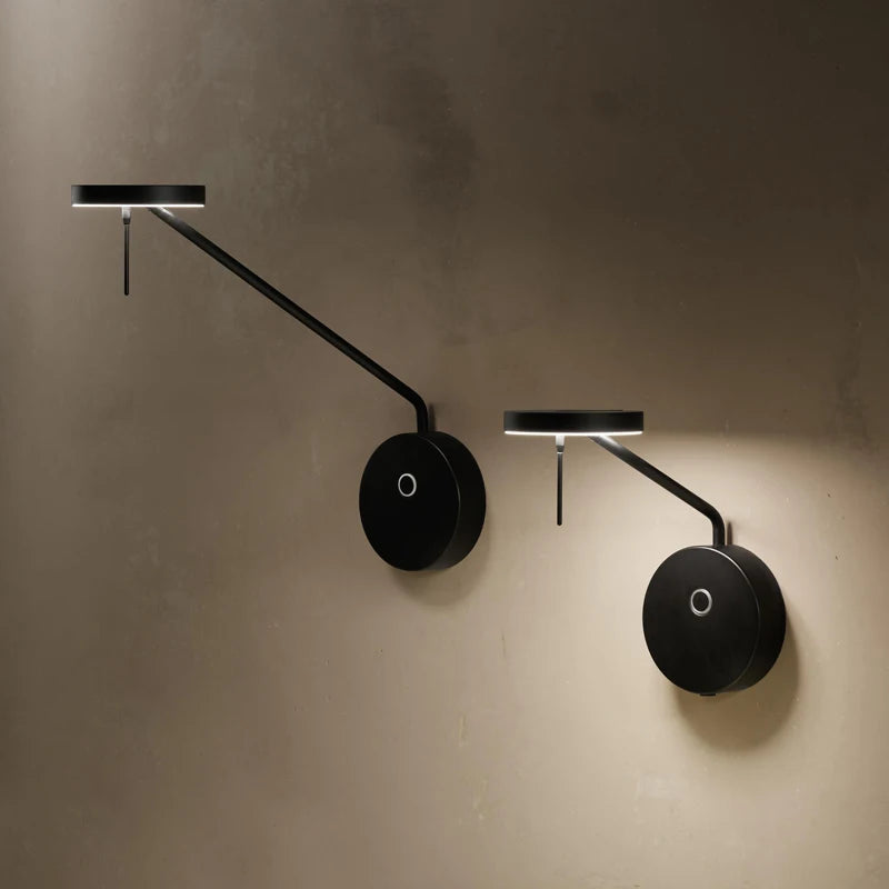 lampadaire led minimaliste rotatif lampe de lecture luminaires debout - vue 6 sur 14