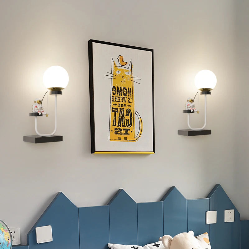 applique murale d'astronaute décorative et créative pour enfants - vue 6 sur 22