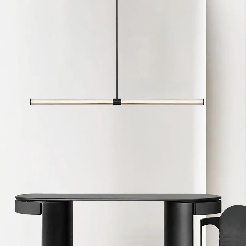 suspension moderne en verre de cuivre luxueuse - vue 3 sur 9