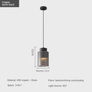 suspension moderne en cuivre pour décoration intérieure élégante