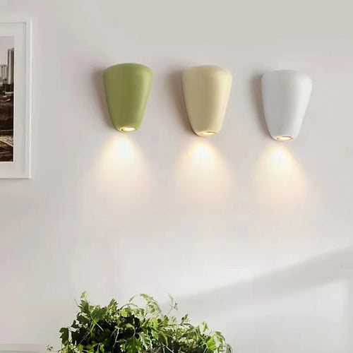 applique murale en résine mini éclairage d'ambiance 3000k - vue 2 sur 9