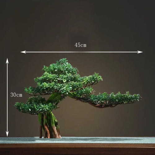 décoration intérieure faux arbre bonsaï style chinois pour intérieur et extérieur