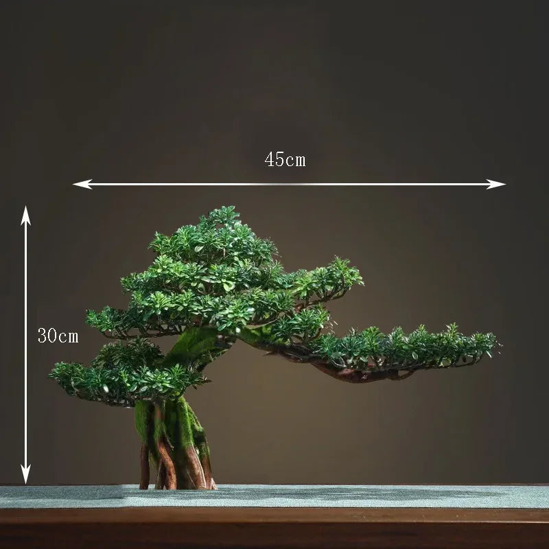 décoration intérieure faux arbre bonsaï style chinois pour intérieur et extérieur - vue 18 sur 22