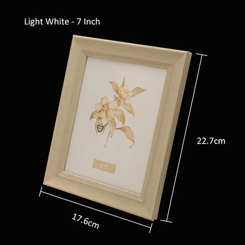 cadre photo rétro en plastique pour décoration murale et de table - vue 12 sur 20