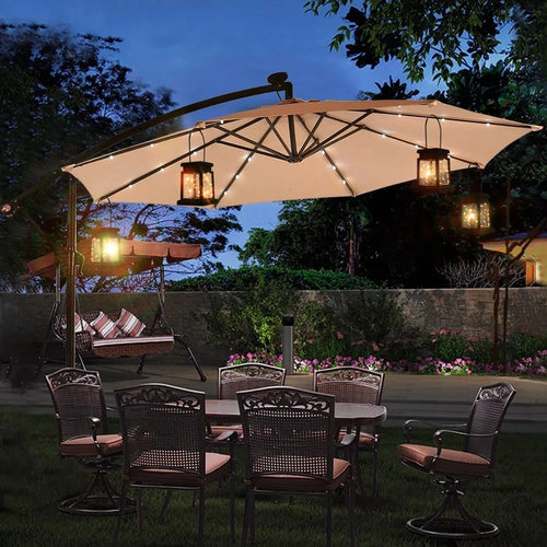 lanterne solaire décorative pour jardin et cour extérieure - vue 7 sur 7