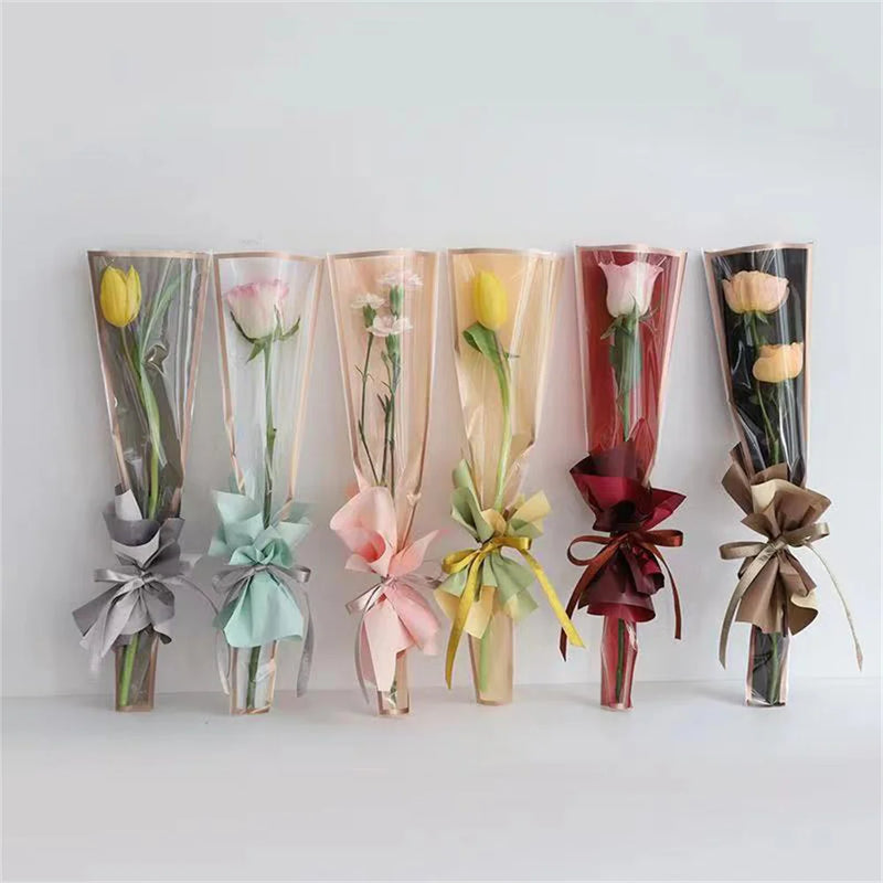 lot de 50 sachets imperméables pour roses à offrir pour la saint valentin