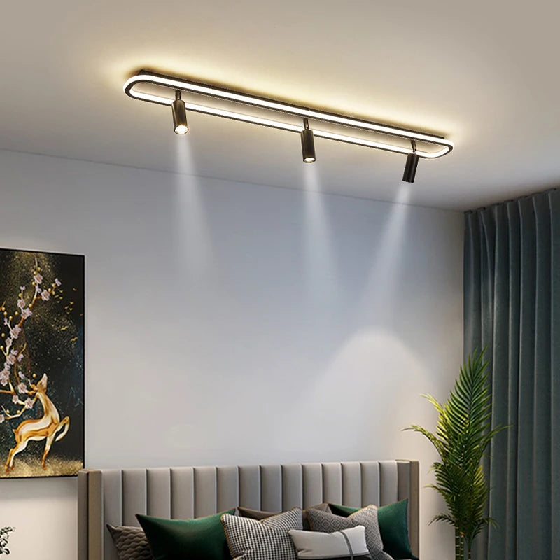 Plafonnier Acrylique LED à spots - vue 5 sur 24