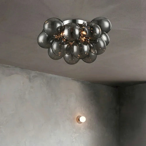 plafonnier led en verre design décoratif d'intérieur idéal pour diverses utilisations - vue 3 sur 15