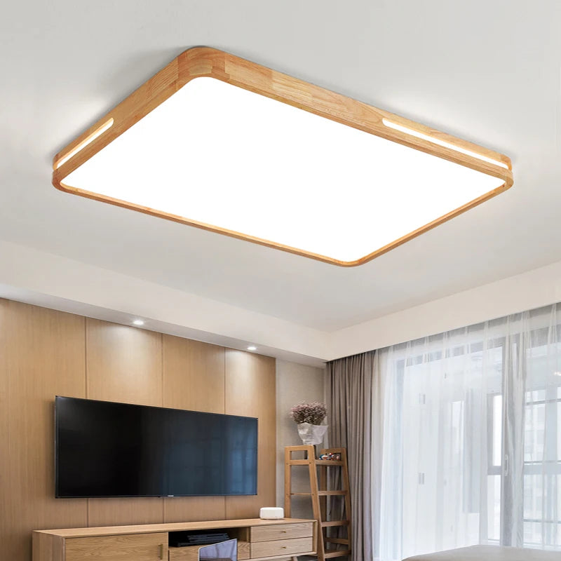 lampe de salon moderne style bûche plafonniers combinaison