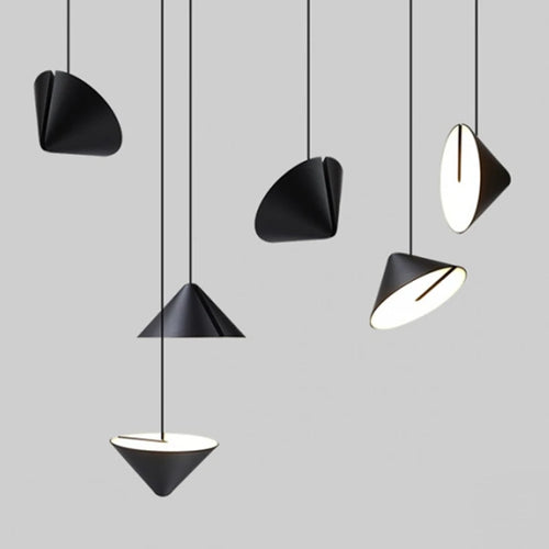 suspension LED design nordique moderne en fer multi-angles décorative