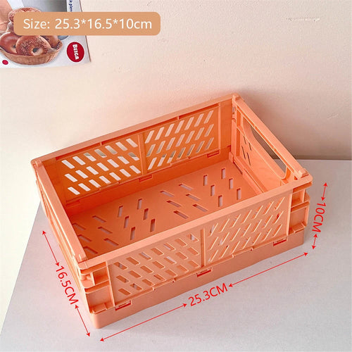 panier pliable empilable pour rangement maquillage bijoux jouets - vue 15 sur 19