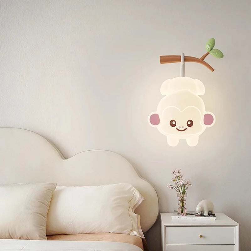 applique murale ours créatif pour chambre d'enfant décoration lumineuse - vue 3 sur 10