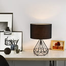 lampes de table géométriques rétro nordiques créatives pour décoration intérieure