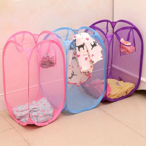 panier à linge pliable portable pour rangement pratique - vue 2 sur 11