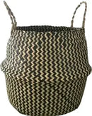 panier pliable en rotin pour rangement et décoration