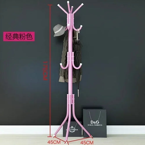 porte-manteau en métal avec 9 crochets pour vêtements et accessoires - vue 12 sur 12