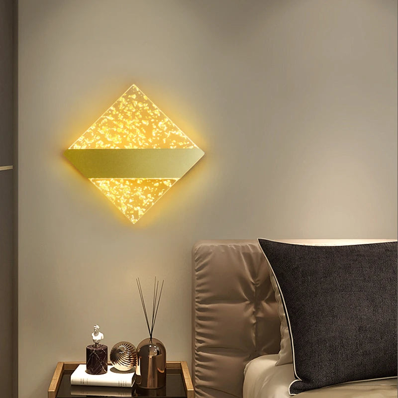 Applique murale Led en plumes de luxe - vue 7 sur 10