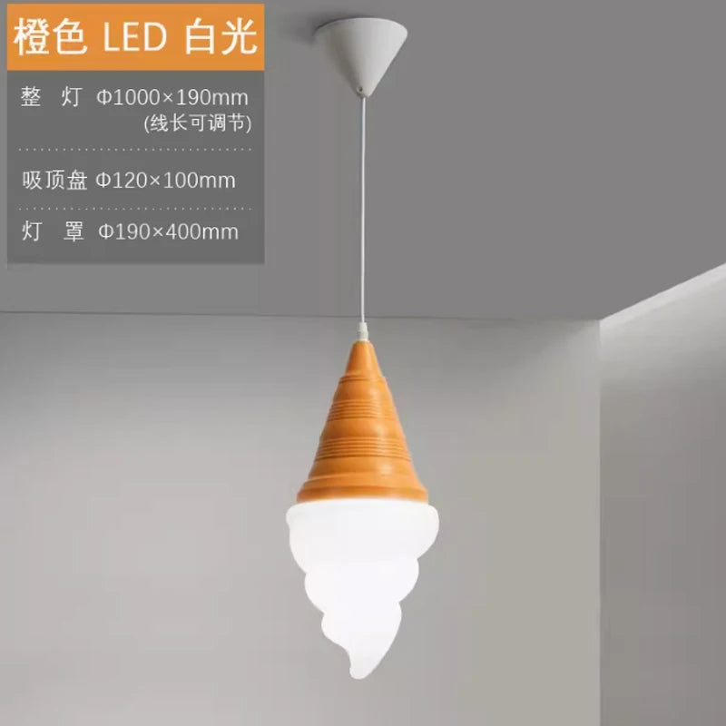 suspension créative en forme de crème glacée moderne - vue 11 sur 15