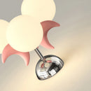 plafonnier en forme de lune pour chambre d'enfant moderne et douce