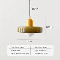 lampe suspendue nordique en verre pour intérieur décoratif