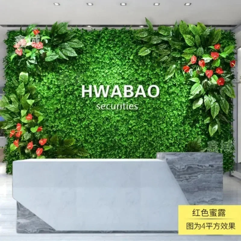 mur végétal artificiel pour décoration extérieure et aménagement paysager - vue 3 sur 30
