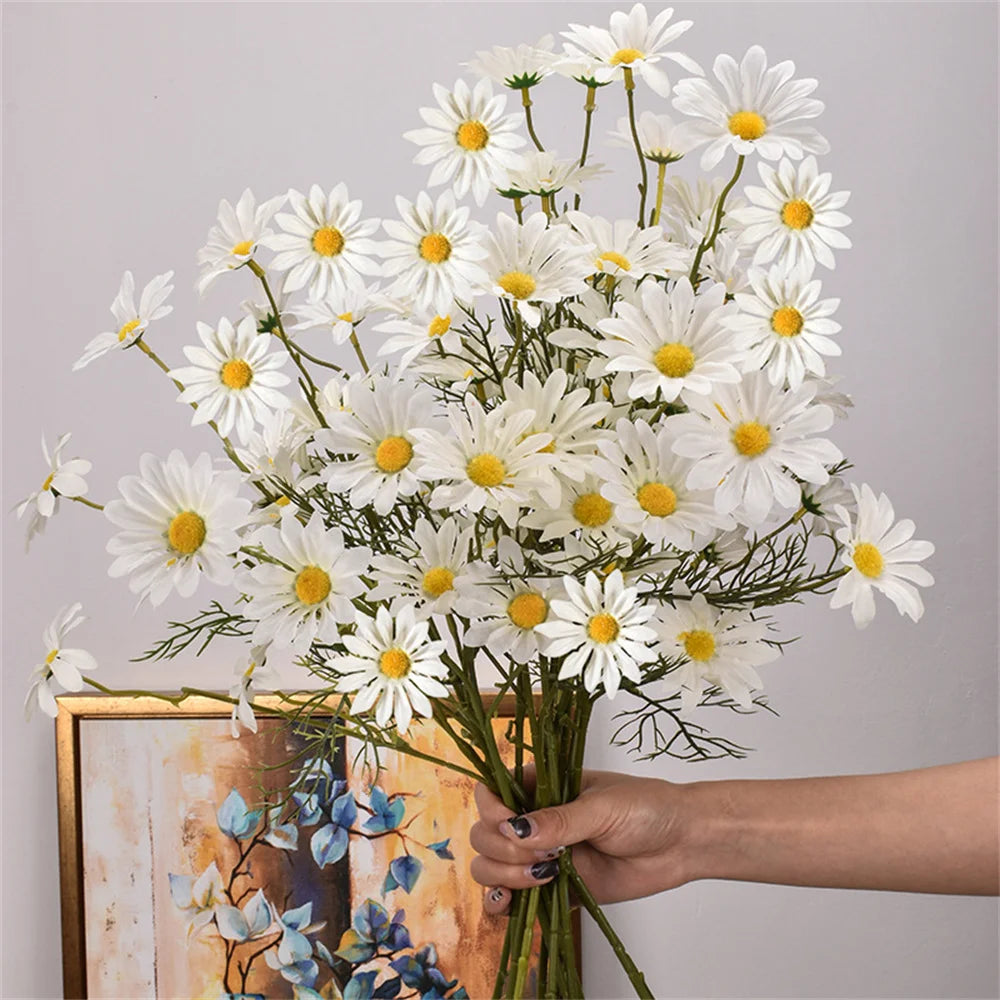 fleurs artificielles marguerites pour décoration mariage et bricolage - vue 11 sur 13