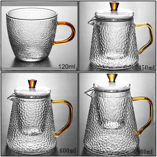 théière japonaise verre infuseur style traditionnel résistante chaleur