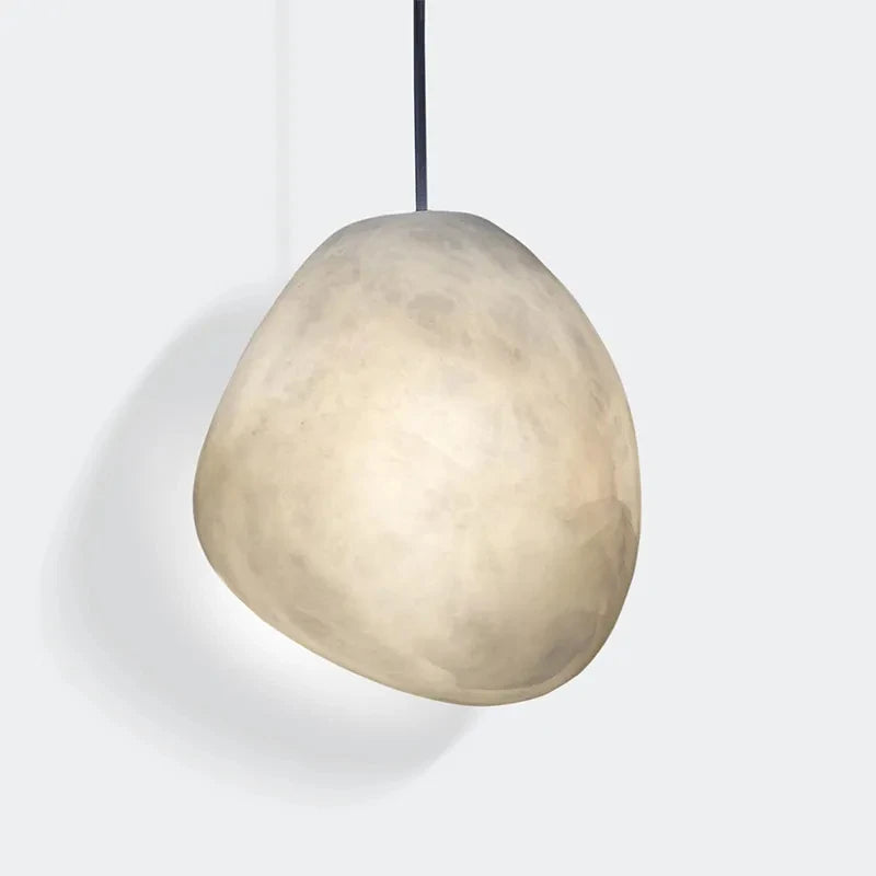 Décoration moderne de lustre de LED de gypse de flocon de neige avec le salon et la chambre à coucher de lustre circulaire de texture naturelle de marbre - vue 2 sur 10
