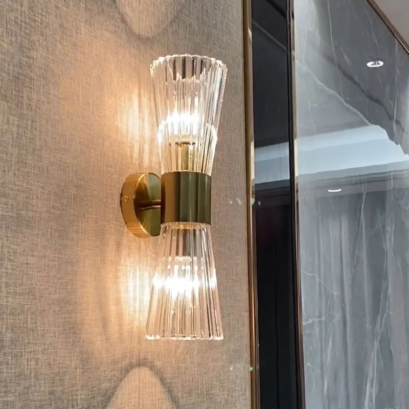 applique murale post-moderne en cristal décorative de luxe - vue 2 sur 7