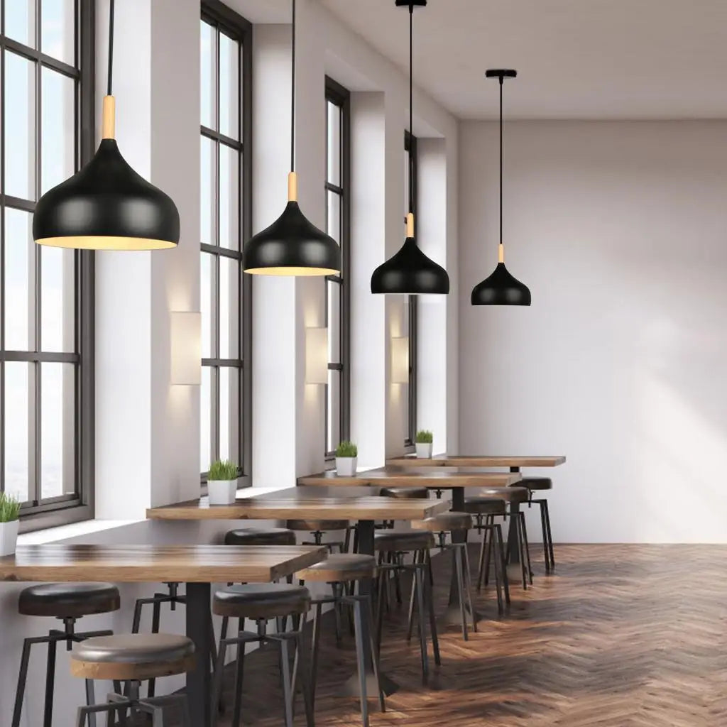 luminaires suspendus modernes nordiques pour bar et restaurant - vue 5 sur 17